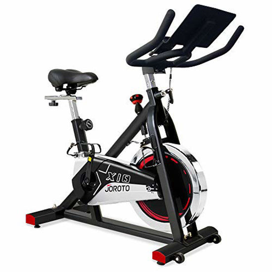 Picture of JOROTO Belt Drive Exercise Bike - Indoor Cycling Bike Stationary Cycle for Home Gym Workout