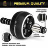 Picture of Fitness Invention Ab Roller Wheel - 3-in-1 Ab Wheel Roller with Knee Mat and Jump Rope