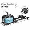 Picture of GYMAX Water Rowing Machine, Water Rower with Adjustable Resistance