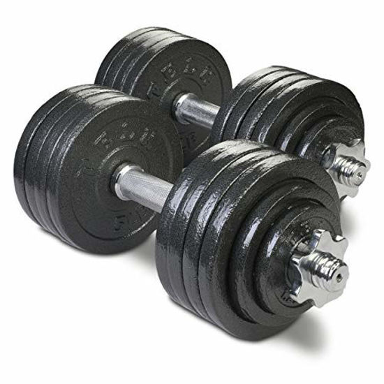 Picture of TELK Adjustable Dumbbells (105 LBS Pair) with Gloss Finish