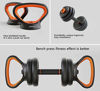 Picture of Gnpolo Free Dumbbells Weights Set 4 Multifunctional Barbell Kettlebells Push Up Stand