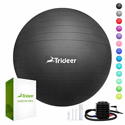 Picture of Trideer Exercise Ball (45-85cm) Extra Thick Yoga Ball Chair