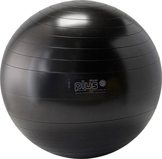 Picture of Gymnic Plus Burst-Resistant Exercise Ball, Black (65 cm)