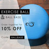 Picture of Live Infinitely Exercise Ball (55cm-95cm) Extra Thick Professional Grade