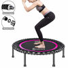Picture of DARCHEN 450 lbs Mini Trampoline for Adults, Indoor Small Rebounder Exercise Trampoline for Workout Fitness