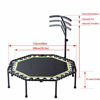 Picture of Gulujoy Foldable Mini Trampoline Silent Spingfree Fitness Rebounder