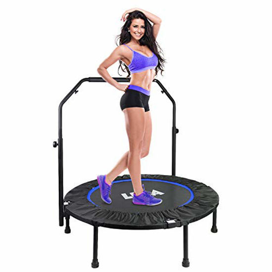 Picture of Foldable 40" Mini Trampoline, Max. Load 330lbs Fitness Rebounder