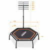 Picture of Zupapa 45" Silent Mini Fitness Trampoline with Adjustable Handrail Bar