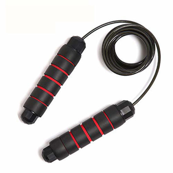 Picture of LXMGED Jump Rope, Ball Bearings Tangle-Free Rapid Speed Cable