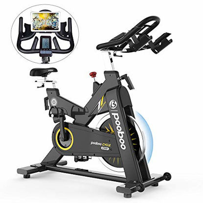 Picture of pooboo Indoor Cycling Bike Stationary Bike Commercial Standard Exercise Bike