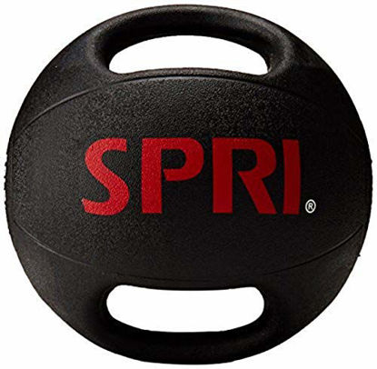 Picture of SPRI Dual Grip Xerball Medicine Ball, 6-Pound