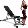 Picture of Merax Weight Bench 800 LBS Capacity, Incline Decline Exercise Utility Bench Adjustable 7+4 Positions for Multi-Purpose Workout