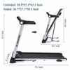 Picture of MaxKare Folding Treadmill Electric Motorized Running Machine with 15 Pre-Set Programs 2.5HP Power 8.5 MPH Max Speed White LED Display and Mobile Phone & Water Bottle Holder for Indoor Exercise