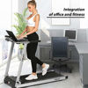 Picture of FUNMILY Treadmill, 2.25HP Folding Treadmills for Home with Table & Bluetooth Speaker & Large LCD Monitor, Zero Installation Walking Jogging Machine for Home/Office Use (Sliver)