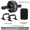 Picture of EnterSports Ab Roller Wheel, 6-in-1 Ab Roller Kit with Knee Pad, Resistance Bands, Pad Push Up Bars Handles Grips, Perfect Home Gym Equipment for Men Women Abdominal Exercise