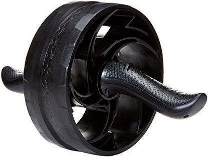 Picture of AmazonBasics Abdominal and Core Exercise Workout Roller Wheel - 13 x 8 x 8 Inches, Black