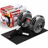 Picture of BRABURG Ab Roller, Ab Roller Wheel with Knee Pad, for Abdominal Exercise & Core Workout