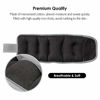 Picture of REEHUT Ankle/Wrist Weights (10 lbs Pair) with Adjustable Strap for Fitness, Exercise, Walking, Jogging, Gymnastics, Aerobics, Gym - Gray - 5 lbs Each