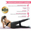 Picture of HIIT Academy | Womens 2x2lb Ankle Weights Set | Bonus Fabric Resistance Booty Bands | Perfect for Strength, Fitness, Toning & Fat Loss.