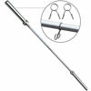 Picture of Yaheetech Olympic 7 feet Weight Bar with Two Collars Solid Iron Weighted Workout Bar Barbell Weight Straight Bar for Home Gym Exercises