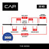 Picture of CAP Barbell “The Boss” Power Squat Olympic Bar | For Weightlifting