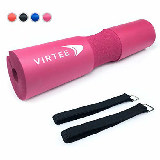 Picture of Virtee Barbell Pad for Squats, Lunges and Hip Thrusts - Weight Lifting Bar Cushion Pad Protector for Neck and Shoulder - Fit Standard and Olympic Bars