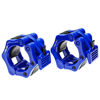Picture of Barbell Clamps 2 inch Olympic - Weight Collars Pair of 2" Inch Pro ABS Locking - Barbell Set of 2 Blue Clamps - Perfect for Pro Crossfit Strong Lifts and Olympic Training - Professional Quality