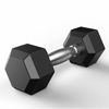 Picture of Barbell Set of 2 Coated Hex Rubber Dumbbell with Metal Handles, Heavy Dumbbells Home Gym Fitness Arm Strength Training Equipment, Multi-Weight Optional - 5lbs,10lbs, 20lbs, 30lbs, 50lbs (10lbs x 2)
