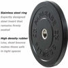 Picture of papababe Bumper Plates 2 inch Bumpers Pair Olympic Weight Plate with Steel Insert Bumper Weights Set Free Weight Plates (35, Pair)