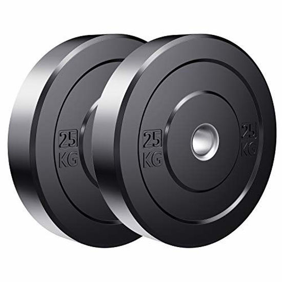 Picture of PEAKFORM Weight Plates,Bumper Plates,Olympic Barbell Weight Plates,33LB,45LB,55LB Weights Plates Set 2 Inch.Heavy Duty for Home & Gym .Pair.