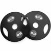 Picture of Micro Gainz 10LB Pair of Olympic Weight Plates- Designed for Olympic Barbells, Used for Strength Training and Micro Loading, Made in The USA