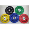 Picture of Barbell Plates Olympic Bumper Weighted Plate Barbells Plates Single Weight Plates for Barbell or Dumbbell for Home Gym Bodybuilding Weightlifting Crossfit 10lbs/25lbs/35lbs/55lbs Weight Plates Barbell