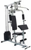 Picture of Sporzon Home Gym System Workout Station with 330LB of Resistance, 125LB Weight Stack, Gray