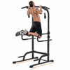 Picture of Vivitory Multifunction Power Tower Dip Station, Pull Up Core Power Bar Station Tower, 2 Elastic Pull Ropes, Heavy Duty Fitness Pull Up Tower Equipment, 330lbs Max Load