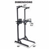 Picture of LUCKYERMORE Home Gym Power Tower Pull Up Dip Station Multi-Function Adjustable Height Training Exercise Equipment Workout