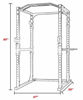 Picture of POWERT Power Rack Cage Heavy Duty for Barbell Crossfit & Weightlifting Fitness Trainining—1600 lb Capacity