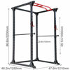 Picture of FDW Adjustable Power Cage 800lb Weight Capacity Olympic Power Rack Multi-Function Workout Station Pull-up Bar and Dip Handle Home Gym (Black)