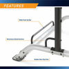 Picture of Marcy Cage Squat Rack Pull Up and Push Up Station with Olympic Barbell Catches MWB-70500