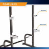 Picture of Marcy Olympic Cage Home Gym System – Multifunction Squat Rack, Customizable Training Station SM-8117, One Size