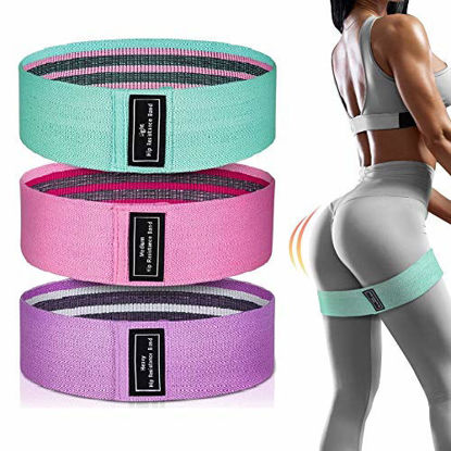 Picture of Renoj Booty Bands, Exercise Bands for Legs and Butt, Resistance Bands Set【3 Levels】