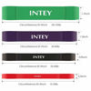 Picture of INTEY Pull up Assist Band Exercise Resistance Bands for Workout Body Stretch Powerlifting Set of 4