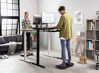 Picture of FEZIBO Standing Desk Anti Fatigue Mat Wooden Wobble Balance Board Stability Rocker with Ergonomic Design Comfort Floor Mat (Medium, Obsidian Black)