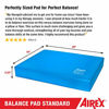 Picture of Airex Balance Pad - Exercise Foam Pad Physical Therapy, Workout, Plank, Yoga, Pilates, Stretching, Balancing Stability Mat, Kneeling Cushion, Mobility Strength Trainer for Knee, Ankle - Standard, Blue