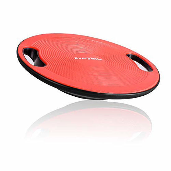 Picture of EveryMile Wobble Balance Board, Exercise Balance Stability Trainer Portable Balance Board with Handle for Workout Core Trainer Physical Therapy & Gym 15.7" Diameter No-Skid Surface