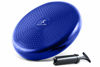 Picture of ProsourceFit Core Balance Disc Trainer, 14” Diameter with Pump for Improving Posture, Fitness, Stability, Blue