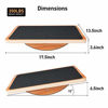 Picture of P&BEXC Wooden Balance Board for Balance Training and Keep Healthy Balancing Board for Under Desk, Anti Slip Roller, Core Strength, Stability, Office Wobble Boards