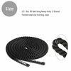 Picture of Max4out Battle Ropes 1.5 inch 30 ft - Polyester Workout Rope Heavy for Home Body Workouts Building Muscle, Black
