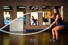 Picture of Fitness Solutions Black Training Rope/Battle Ropes+Free Access to Online Video (1.5" Thick X 50 FT Long)+