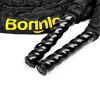 Picture of Bonnlo Battle Exercise Training Rope with Protective Cover, 1.5"/ 2" Width Poly Dacron 30/40/50ft Length, Fitness Undulation Rope Exercise Cross Strength Training Circuits Workout (1.5" x30Ft Length)