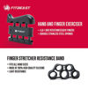 Picture of FitBeast Hand Grip Strengthener Workout Kit (5 Pack) Forearm Grip Adjustable Resistance Hand Gripper, Finger Exerciser, Finger Stretcher, Grip Ring & Stress Relief Grip Ball for Athletes (Black)